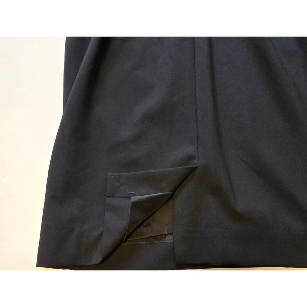 J Crew Sheath Dress Womens Size 6 Black Sleeveless Wool Blend  Pockets Classic - Picture 9 of 14